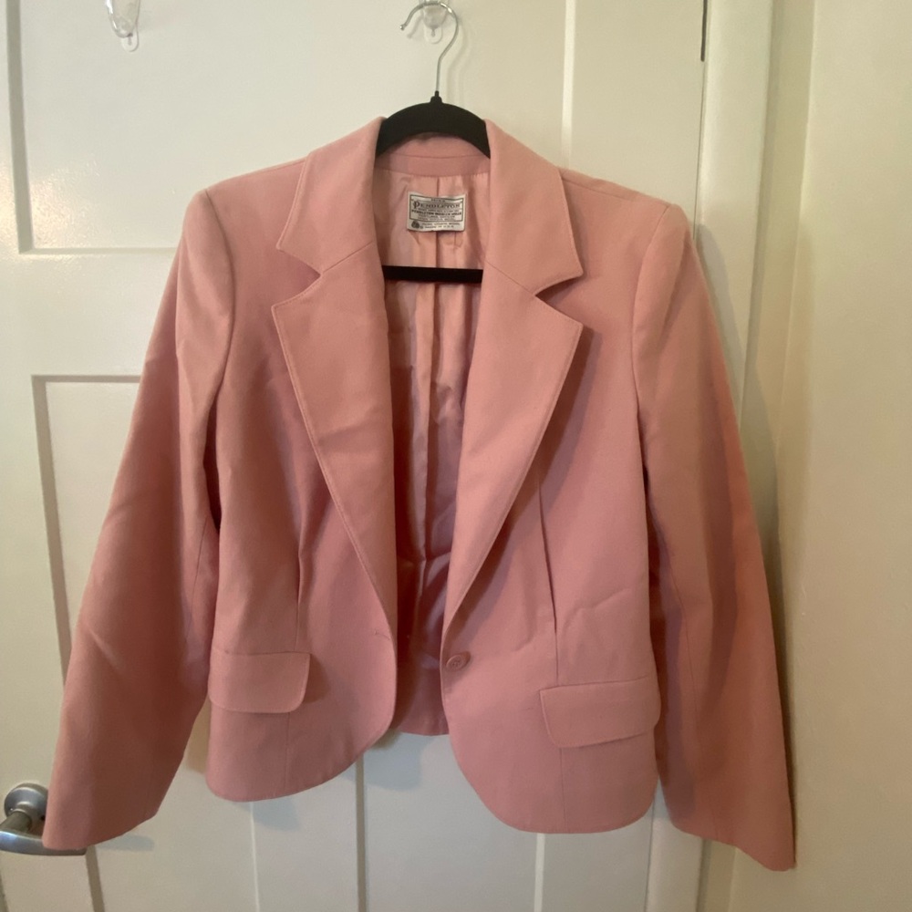 Pink Women's Blazer - Miss Pendleton